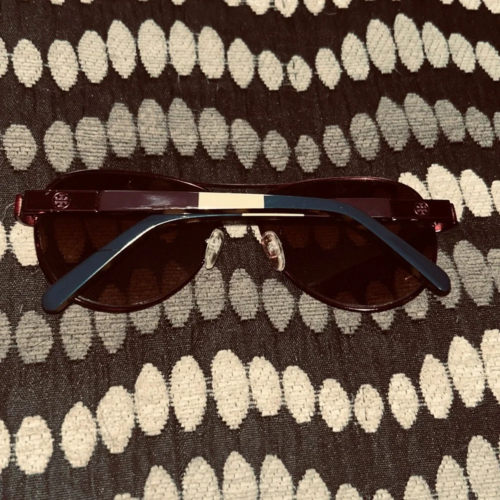Tory Burch Burgandy Sunglasses - Picture 4 of 9